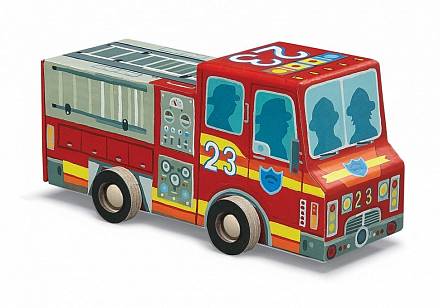 Пазл - Пожарная машина, 48 деталей 